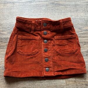Cat & Jack Rust Corduroy Skirt